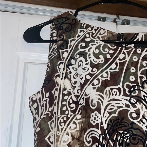 Connected Apparel Brown Sheath Mini Dress for Cocktail - Picture 4 of 5